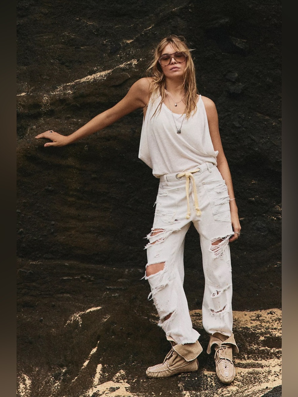 NWOT Free People Moxie Barrel Jeans